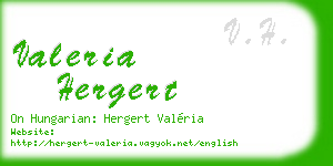 valeria hergert business card